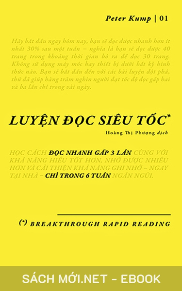 Tải ebook Luyện Đọc Siêu Tốc PDF/MOBI/EPUB/AZW3
