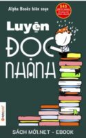 Tải ebook Luyện Đọc Nhanh PDF/MOBI/EPUB/AZW3