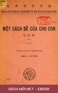 Tải ebook Một Cách Để Của Cho Con PDF/MOBI/EPUB/AZW3