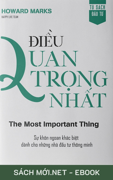 Tải ebook Điều Quan Trọng Nhất PDF/EPUB